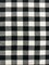 Black and White Buffalo Plaid Yarn Dyed Flannel Fabric By the Yard